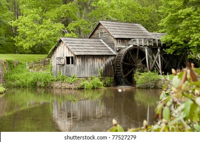 Malby Mill On The Blue Ridge Parkway, Virginia In Early Spring