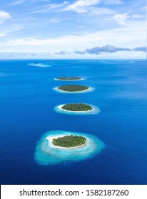 Maldives From The Aerial View