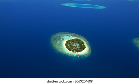 Maldives In The Pacific Ocean, Aerial Photography