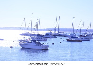 Piriápolis, Maldonado, Uruguai
Jun, 15, 2016
Sunset At The Pier The Walled Harbor With Moored Boats