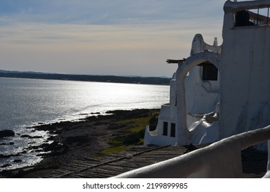 Piriápolis, Maldonado, Uruguay
Jun, 15, 2016
Sunset Landscape With White House On The Mountain In Greek Style