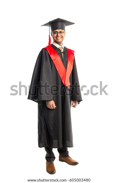 Male African American Graduate Gown Cap Stock Photo (Edit Now) 605003480