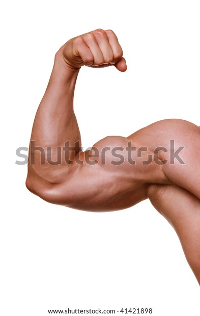 Male Arm Isolated On White Background Stock Photo (Edit Now) 41421898