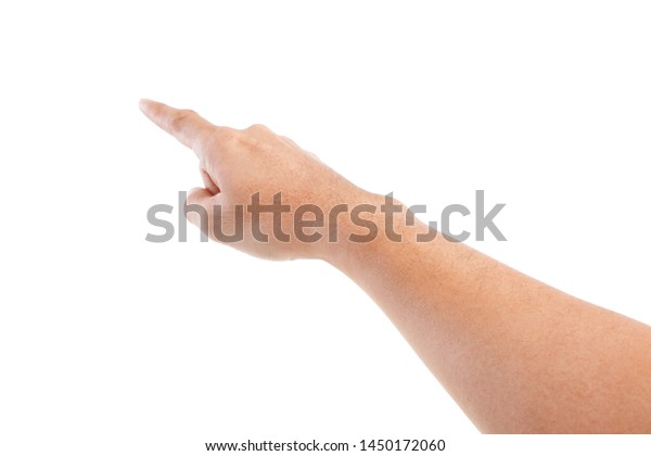 Male Asian Hand Gestures Isolated Over Stock Photo Edit Now