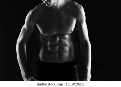 Sporty Athletes Male Muscular Naked Torso Foto De Stock Editar Ahora