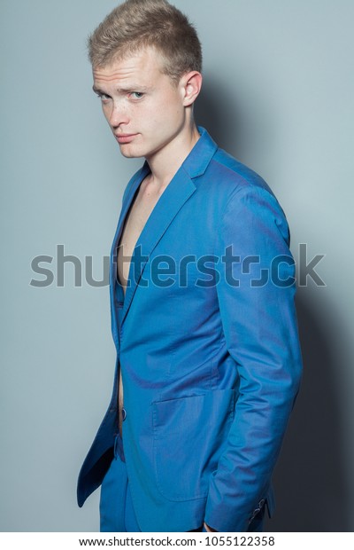 Male Beauty Concept Portrait Young Man Stock Photo Edit Now