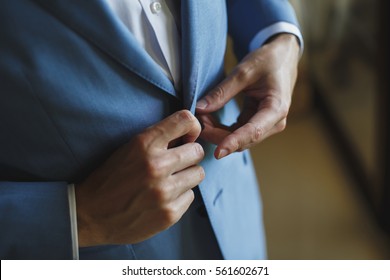 Male Buttons Jacket, Suit