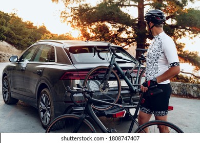 hanging bike rack for car