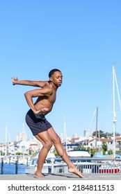 Male Dancer At An Outdoor Scene