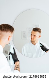 A Male Doctor In A Cosmetology Office