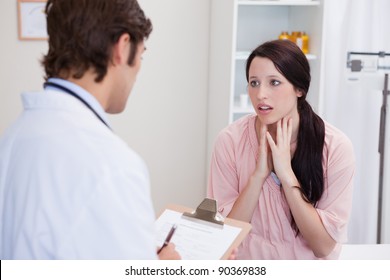 Male Doctor Having Bad News For His Patient