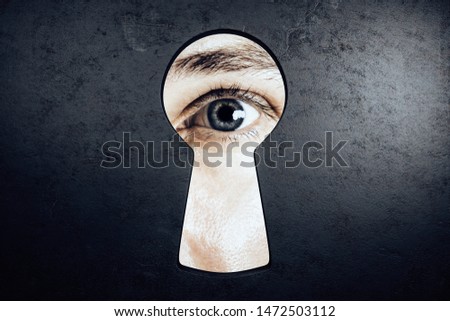 Similar – Image, Stock Photo Peeping through Concrete