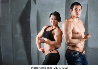 female bodybuilders in jeans