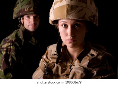 Male And Female Soldiers