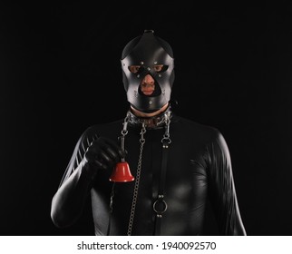 Male Fetish, Man In Leather Mask