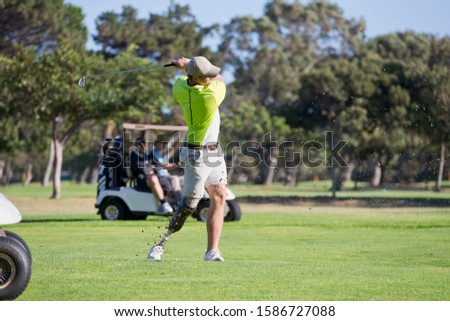 Similar – Foto Bild Abschlag Sport Golf