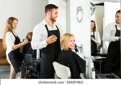 Male Hairdresser Images Stock Photos Vectors Shutterstock