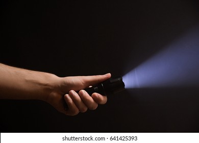 Holding Flashlight Images Stock Photos Vectors Shutterstock