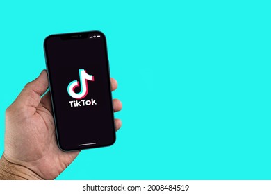 Male Hand Holding Smartphone Tik Tok Stock Photo 2008484519 | Shutterstock