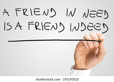 A Friend In Need Is A Friend Indeed Images Stock Photos Vectors