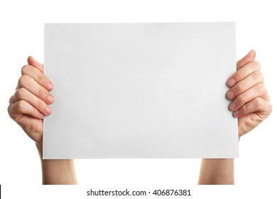 Покажи бумагу. Лист бумаги в руке. Стоячий лист бумаги. Белый листок в руках. Рука держит листок.
