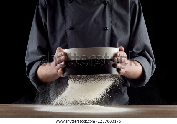 Male Hands Sifting Flour Old Sieve Stock Photo 1259883175 | Shutterstock