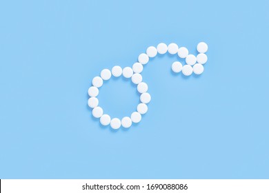 Male Infertility Concept. Impotence Symbol.