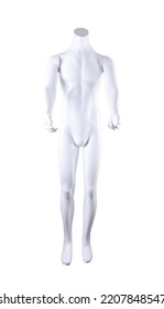 Male Mannequin Isolated On White Background