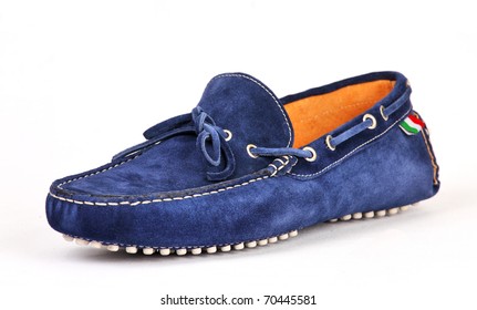 blue suede dress shoes