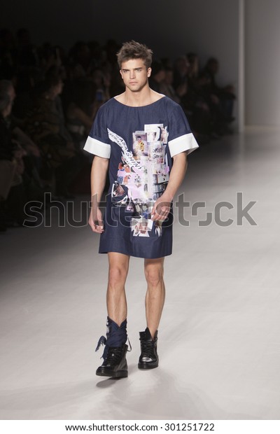 high fashion male models runway