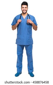 Male Nurse Full Length Portrait