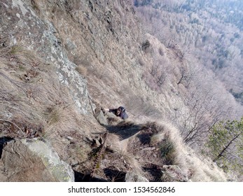 Male Person On The Via Ferrata, Slovakia