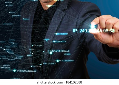 male picking node of network structure