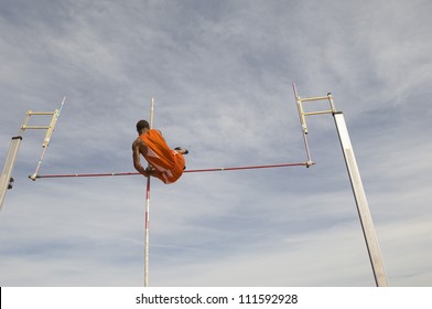 Male Pole Vaulter