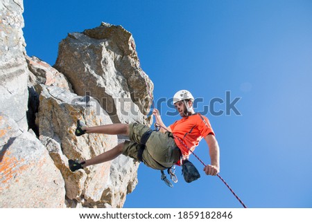 Similar – Image, Stock Photo rock To hold on To swing