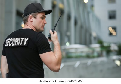 Male Security Guard, Outdoor