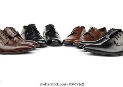 Male Shoes In Fashion Concept