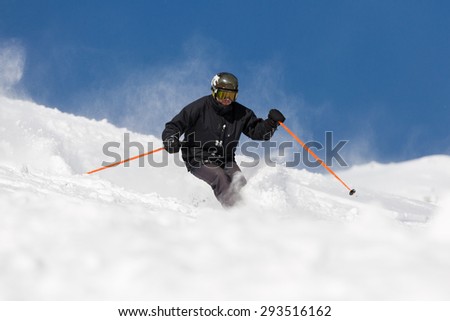 Similar – Image, Stock Photo deep snow intoxication