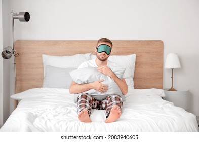 Male Sleepwalker In His Bedroom