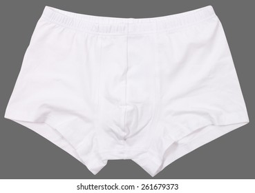 Male Underwear Isolated On Gray Background Stock Photo 261679373 ...