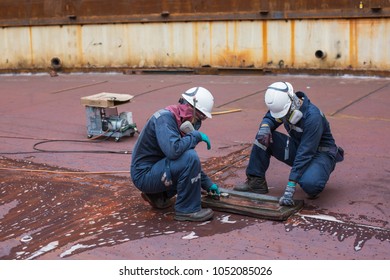 Male Worker Inspection Vacuum Test Storage Stock Photo (Edit Now ...