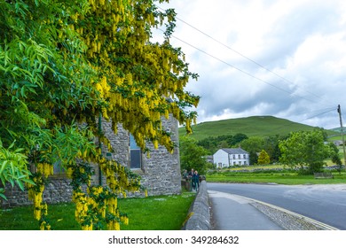 Malham is a village and civil parish in the Craven district of North Yorkshire, England - Shutterstock ID 349284632