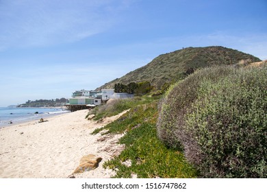 Malibu Beach House On Sunny Day