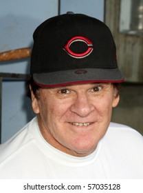 MALIBU, CA - JULY 10: Pete Rose At The 2010 Steve Garvey Summer Softball Classic Eddy D Field, Pepperdine University On July 10, 2010 In Malibu, CA