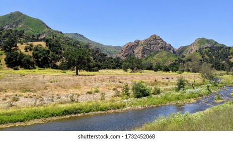 Malibu Creek State Park From The Lookout Trail, Santa Monica Mountains, California