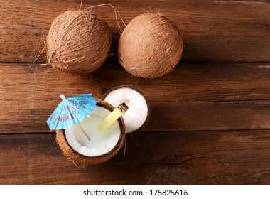 Malibu Drink In Coconut