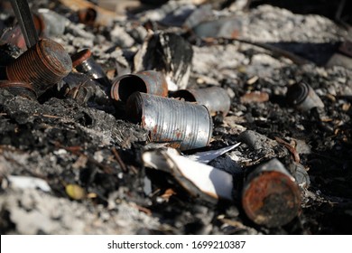 Malibu Fire After Math In California