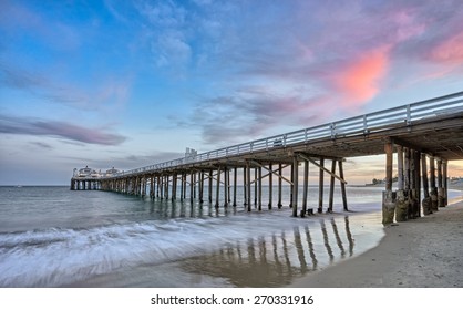 Malibu Pier At Sunset

