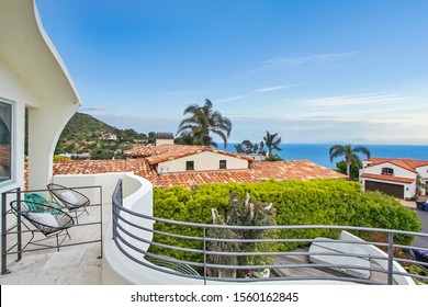 Malibu View Masion Home Architectural Balcony