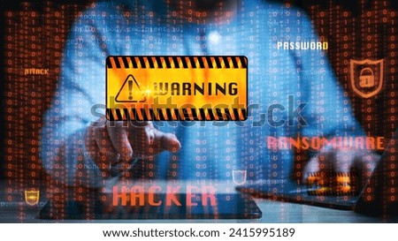 A Malicious Hacker can cause Cyber Attack and Threat incidents involving Ransomware across Digital systems. Ai and Firewall technologies help identify Fraud and Phishing, protecting Information, Connection, Login, and Network users from Crime and Thief activity. Malicious, Attack, Firewall. technology background